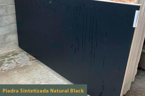 Piedra Sinterizada Natural Black